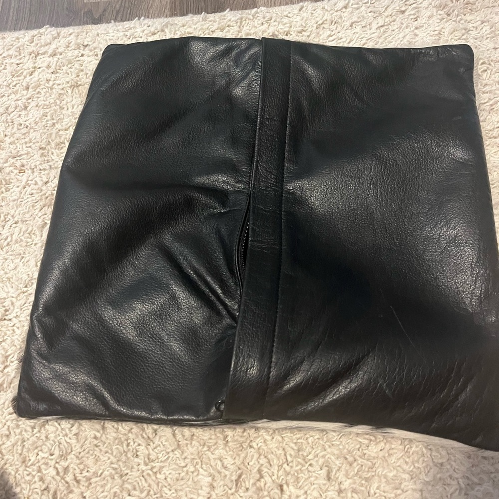 Cowhide pillow case